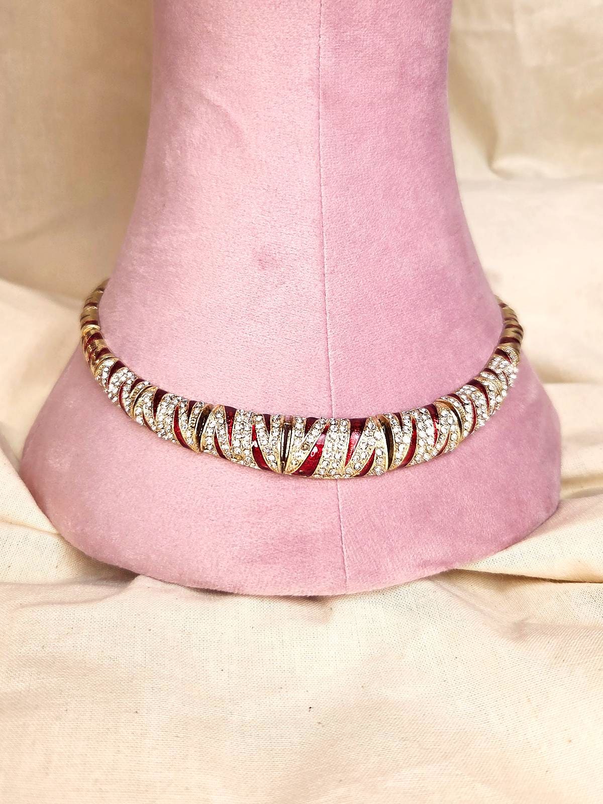 tigerstriber kæde rød