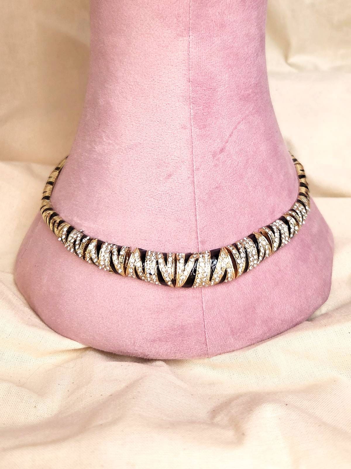 tigerstriber kæde sort