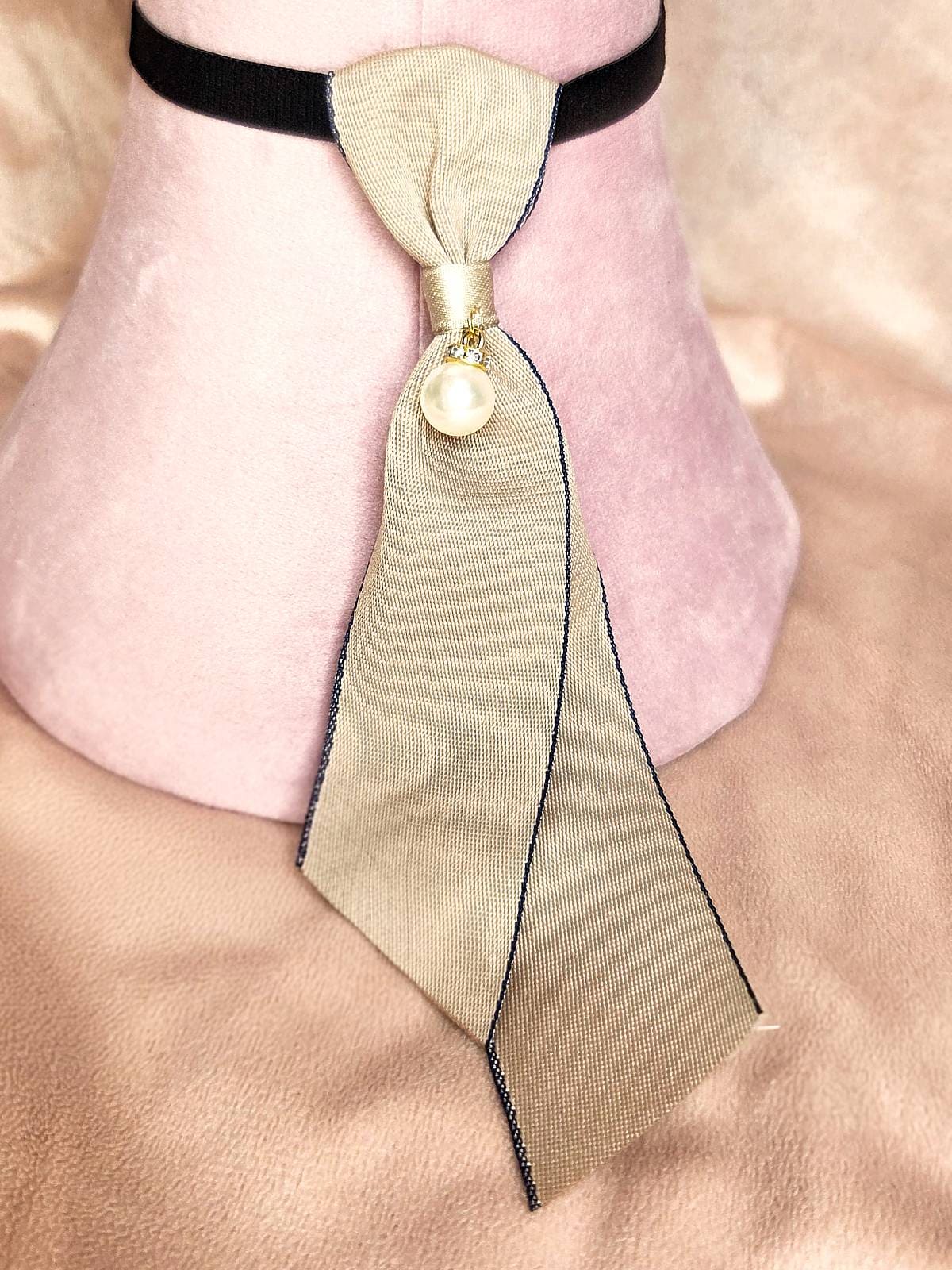 slips enkelt perle hvid