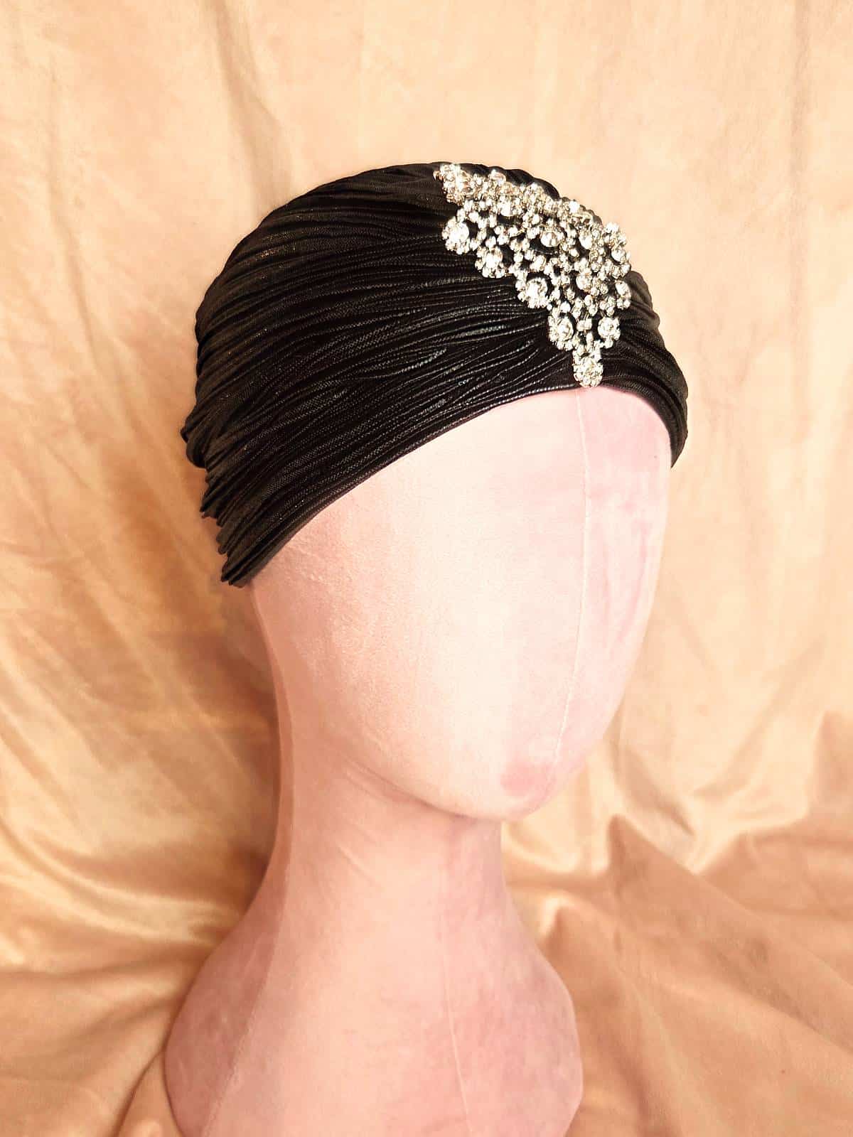 turban sort similisten