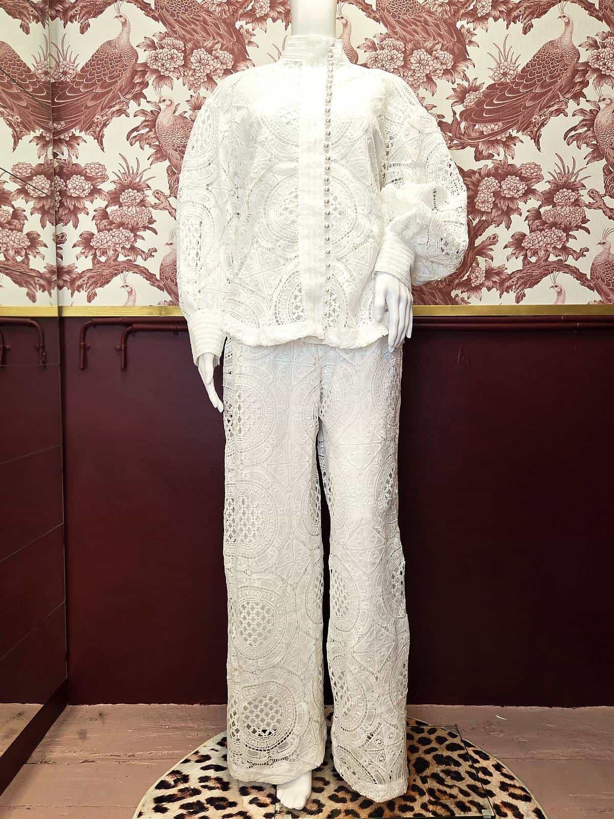 blondesæt hvid - todelt