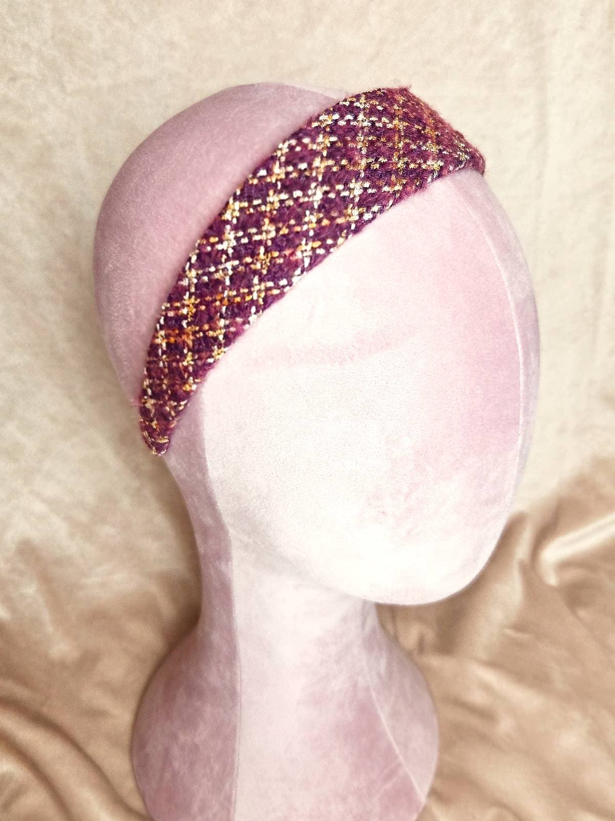 hårbøjle boucle lilla