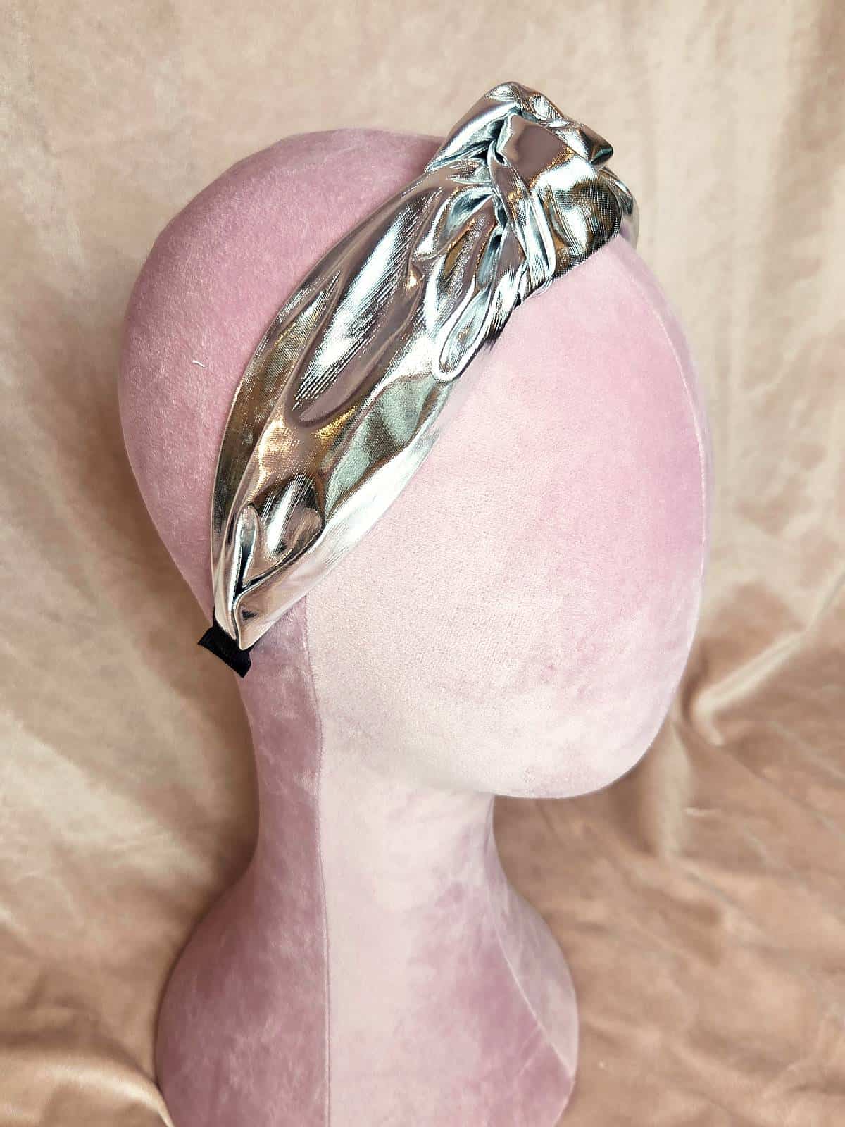 hårbøjle metallic sølv