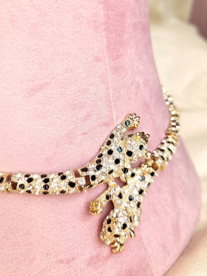 leopard halskæde - detaljer