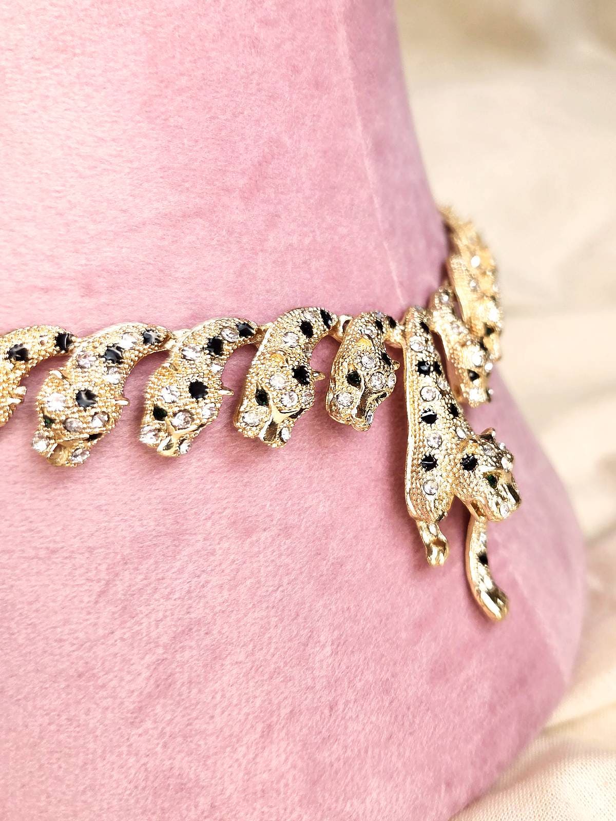 leopard halskæde multi - detaljer