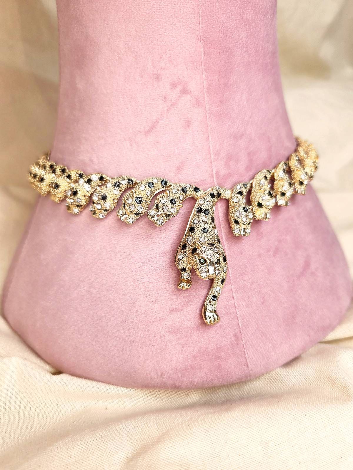 leopard halskæde multi