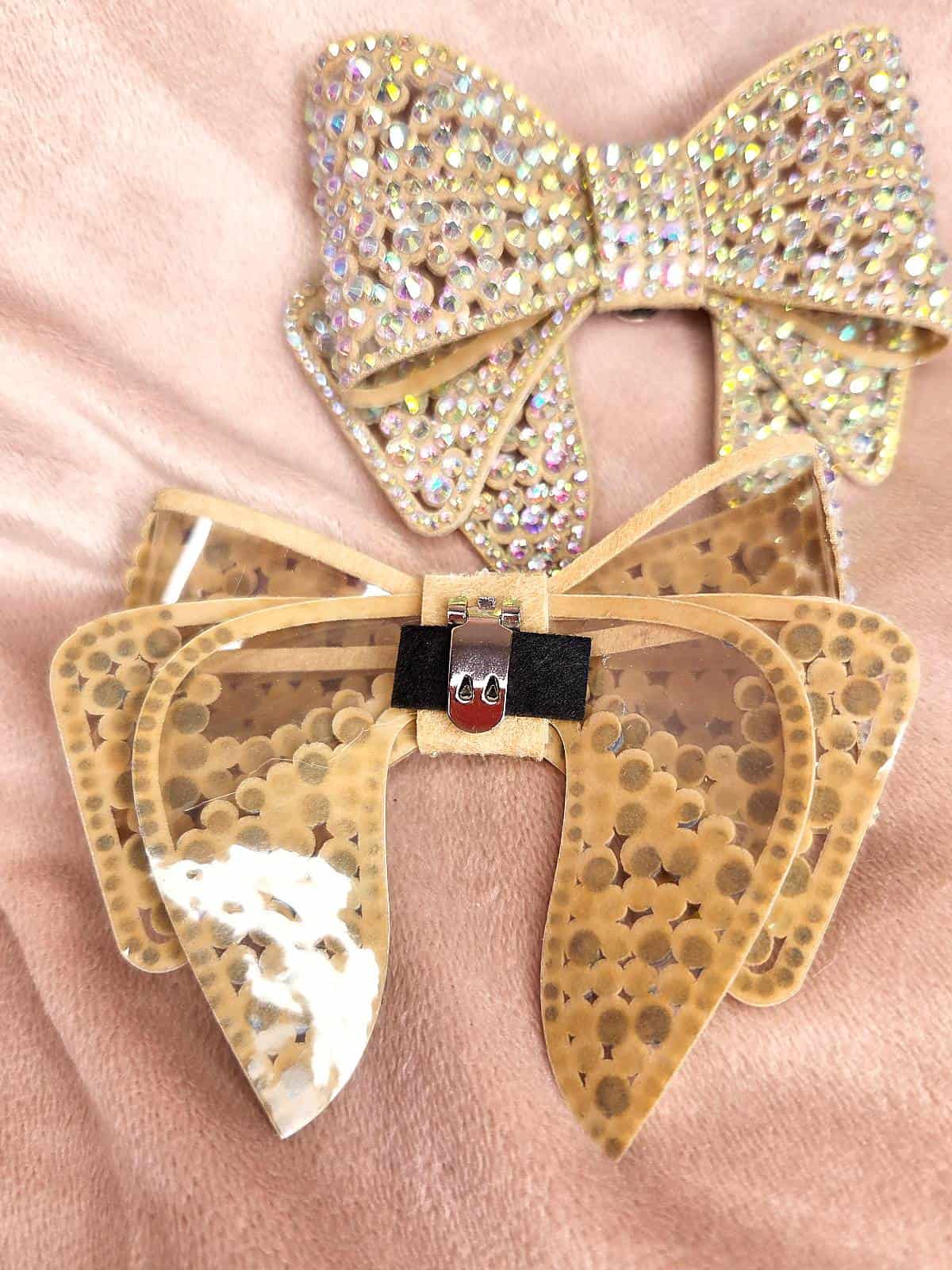 skoclips sand sløjfe med disco similisten - klips