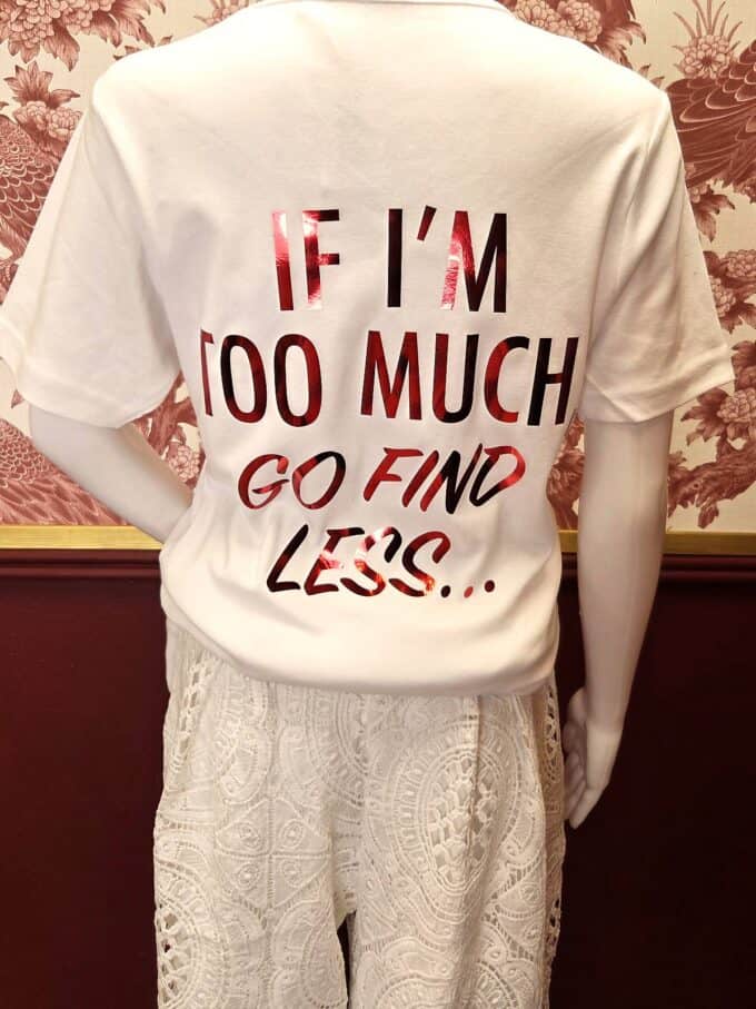 tshirt med citat