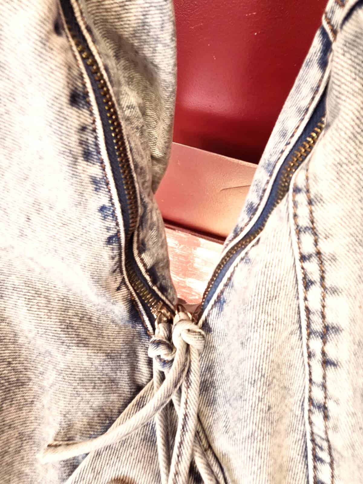 Denimtaske model 2 lys lukning