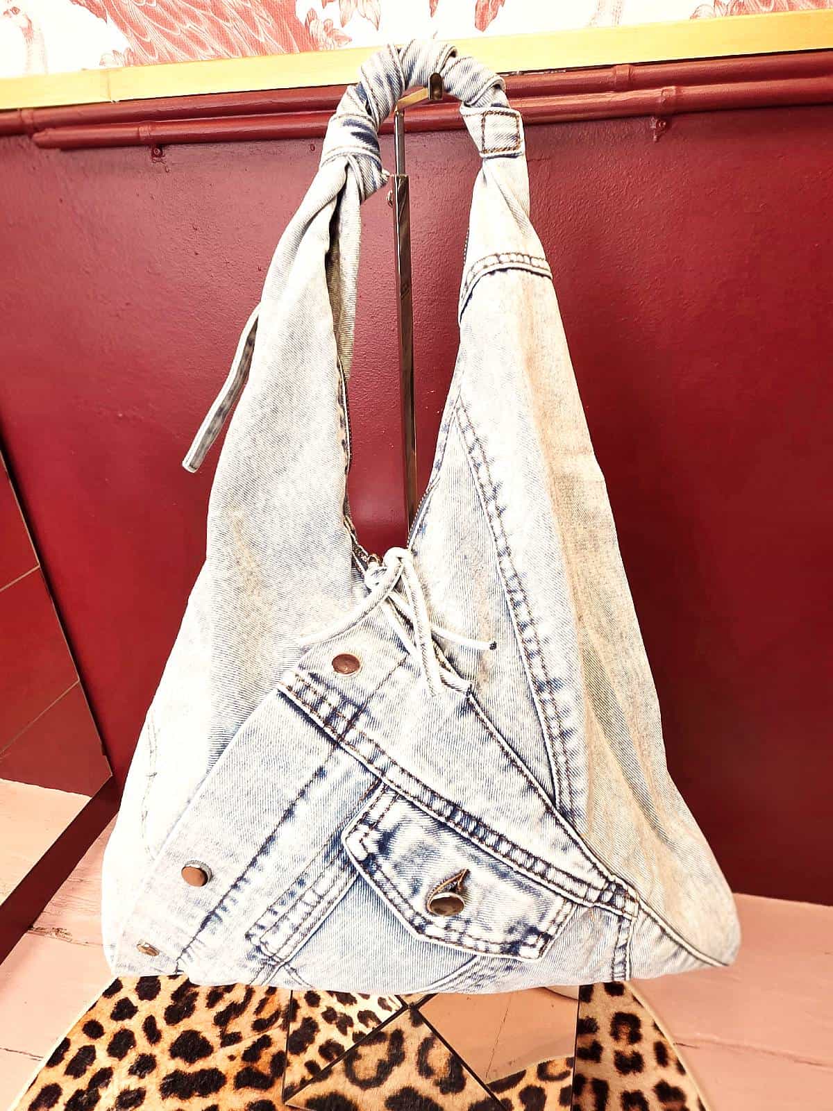 Denimtaske model 2 lys