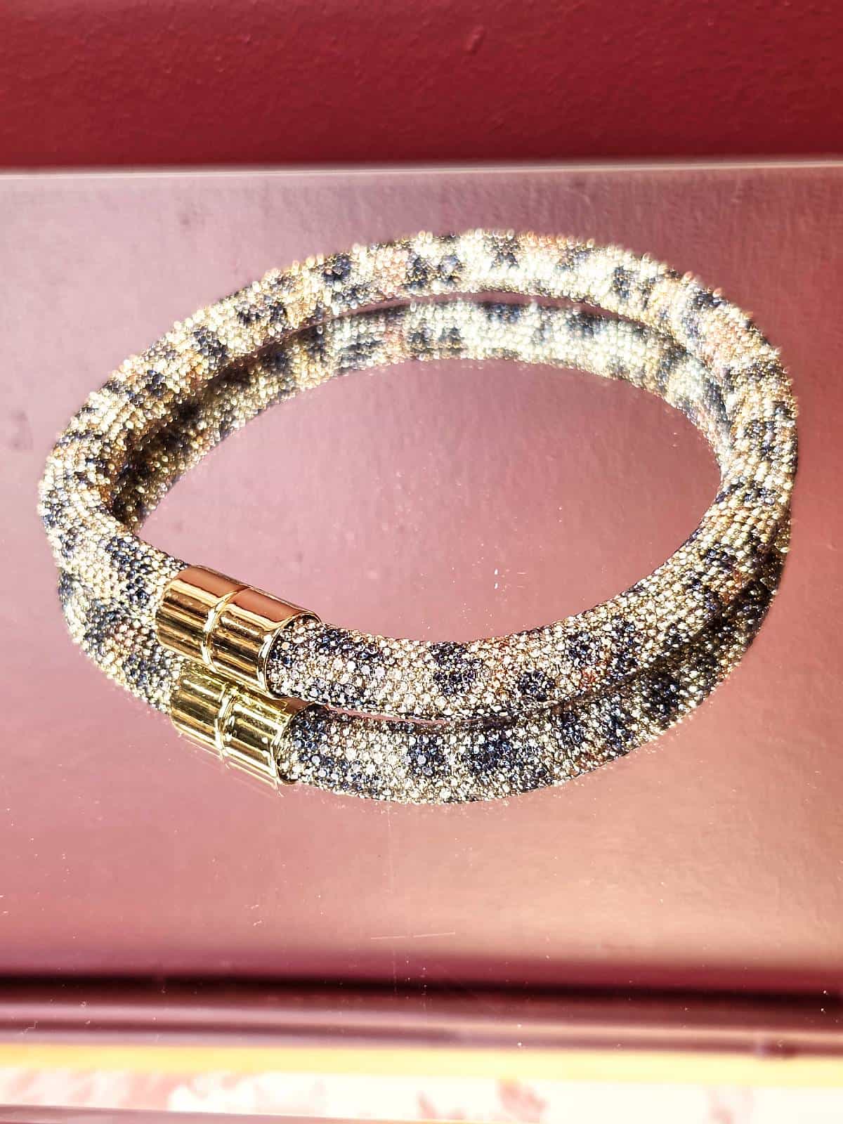 Magnethalskæde leopard