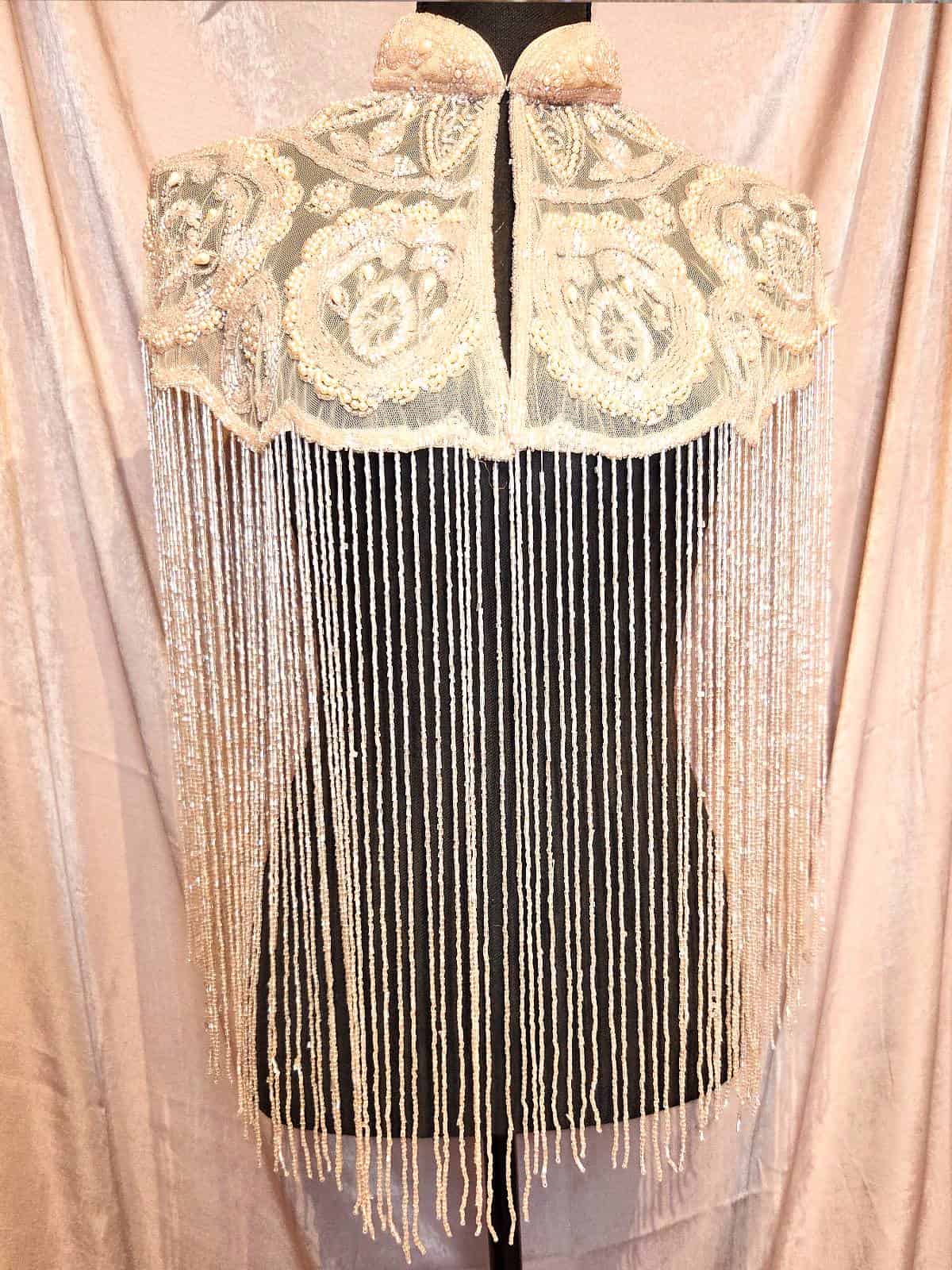 Perlekappe gammelrosa front