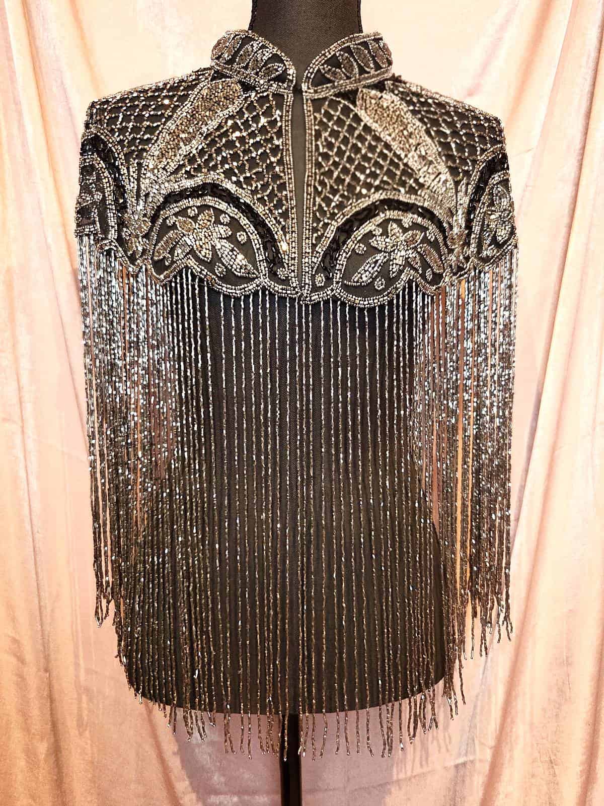 Perlekappe gunmetal front