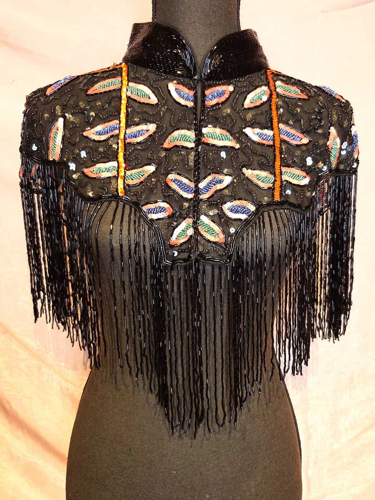 Perlekappe rosa multi front