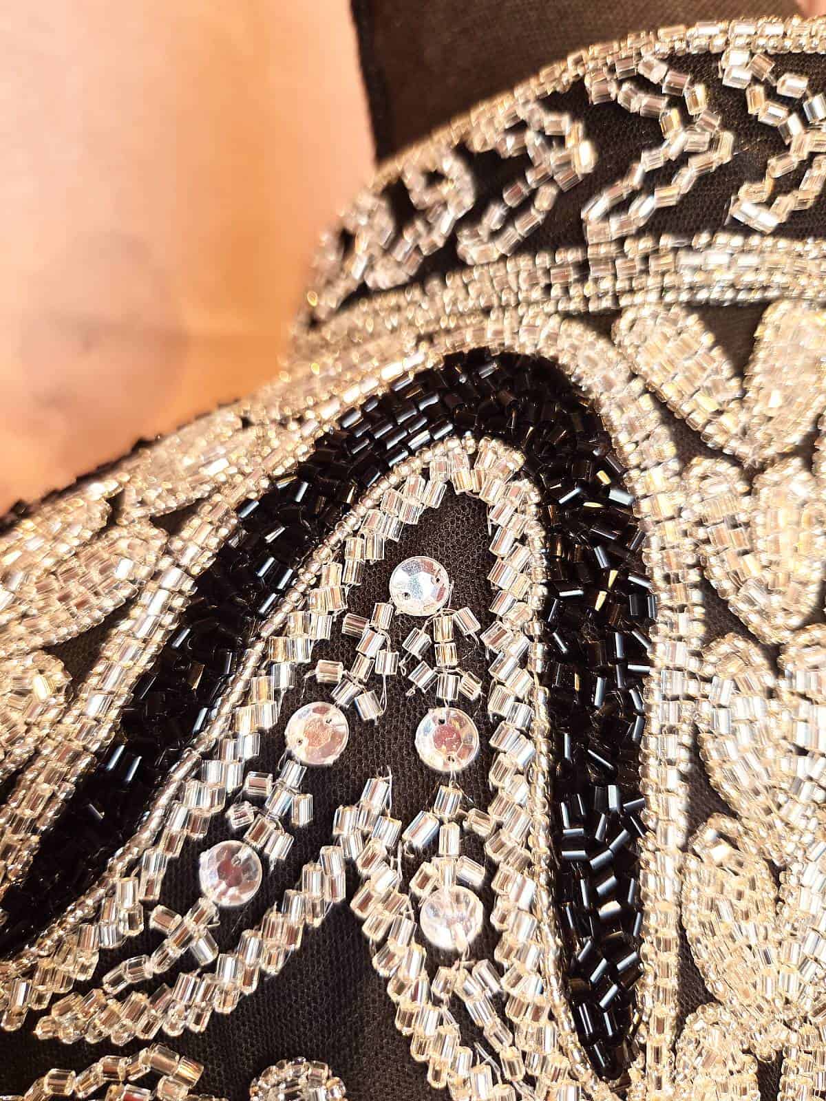 Perlekappe sølv model 8 detaljer