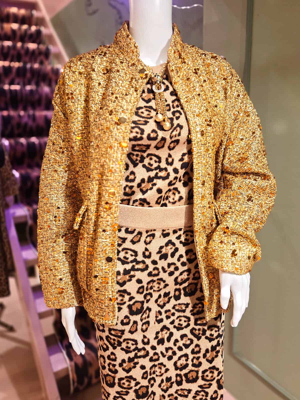 guld bomberjakke åben