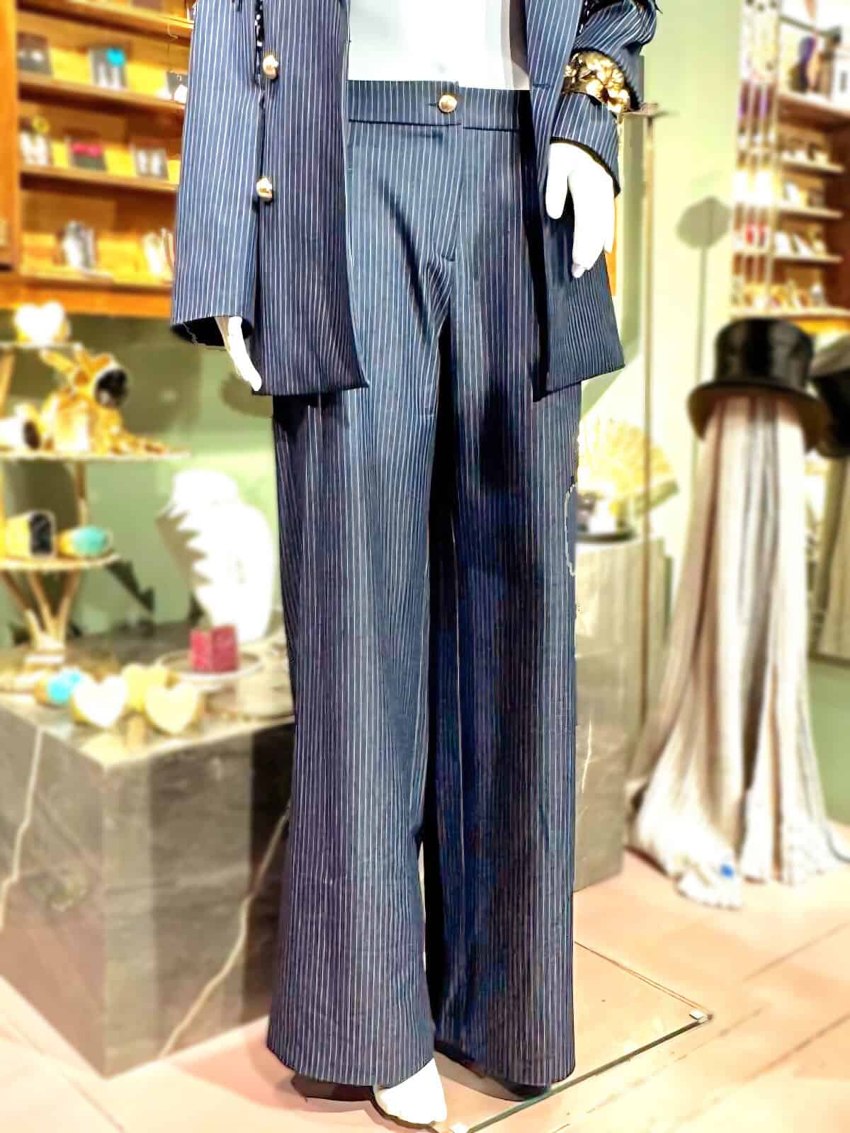 nåletstribet jakkesæt - bukser