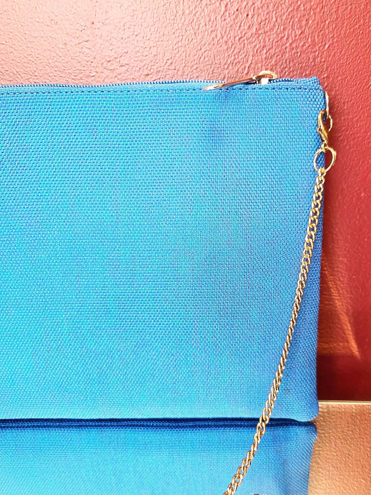 perleclutch eye blå bagside