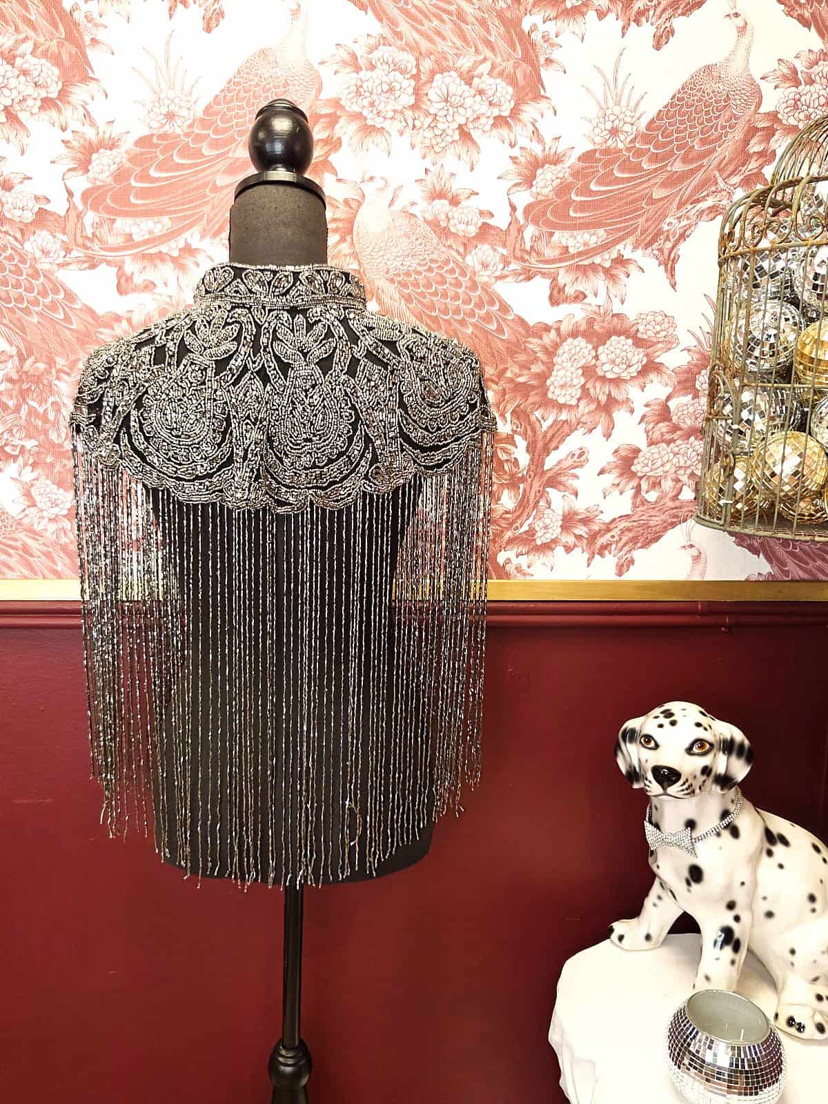 perlekappe gunmetal ryg style