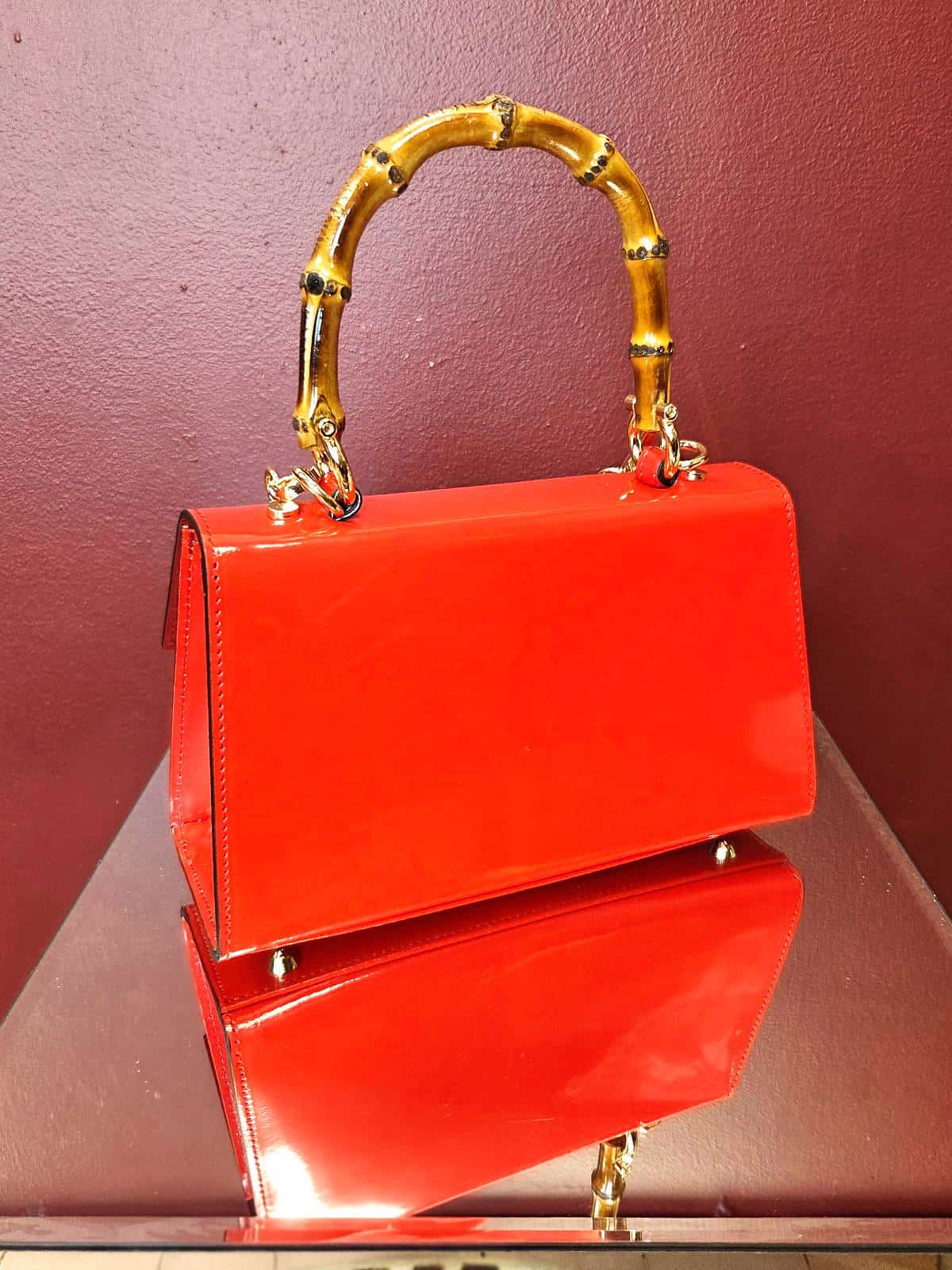 taske bambushank rød bagside