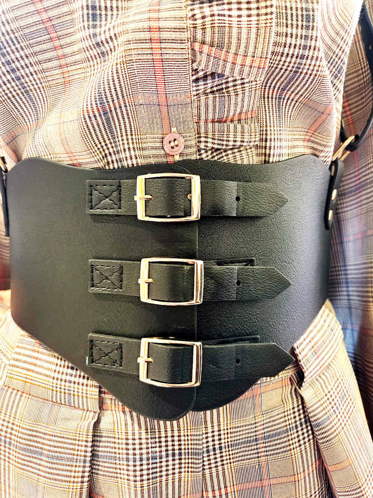 Harness Bælte i Læder - Elegant og robust læderbælte til kvinder.