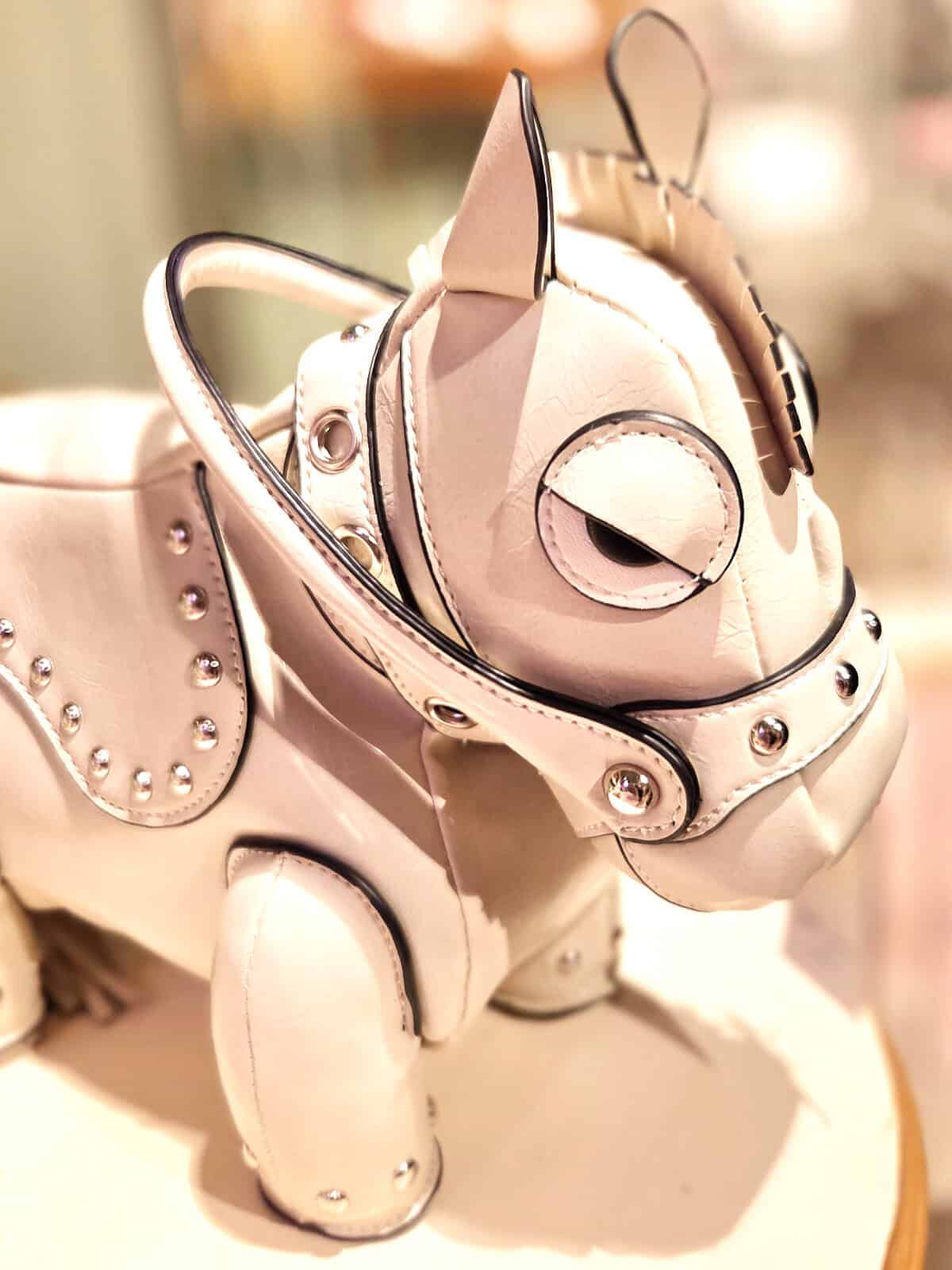 hestetaske hvid - detaljer