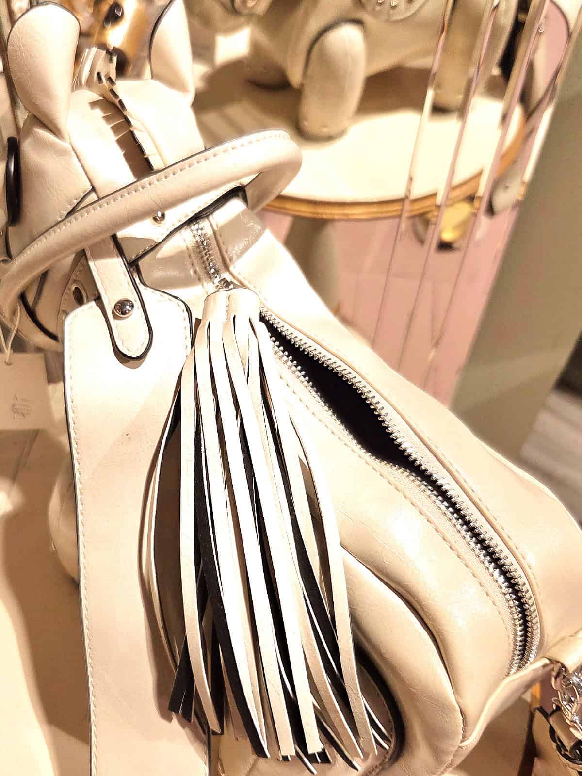 hestetaske hvid - lynlås