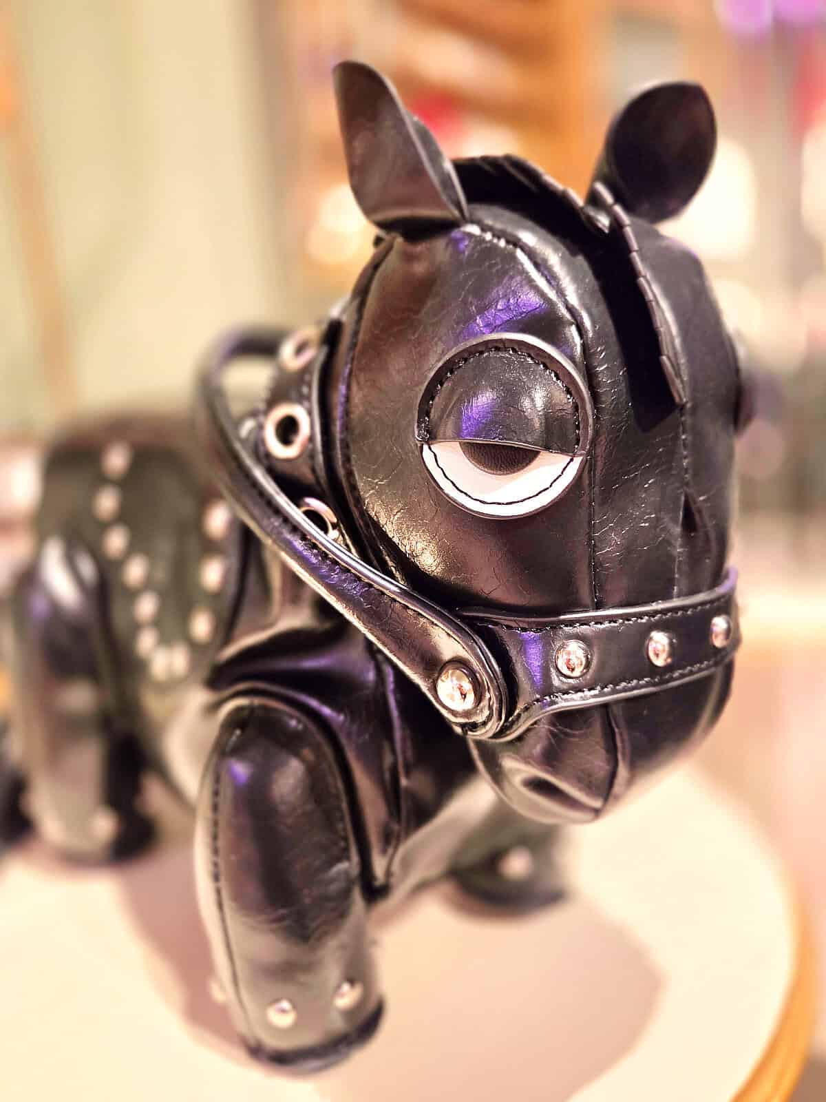 hestetaske sort - detaljer