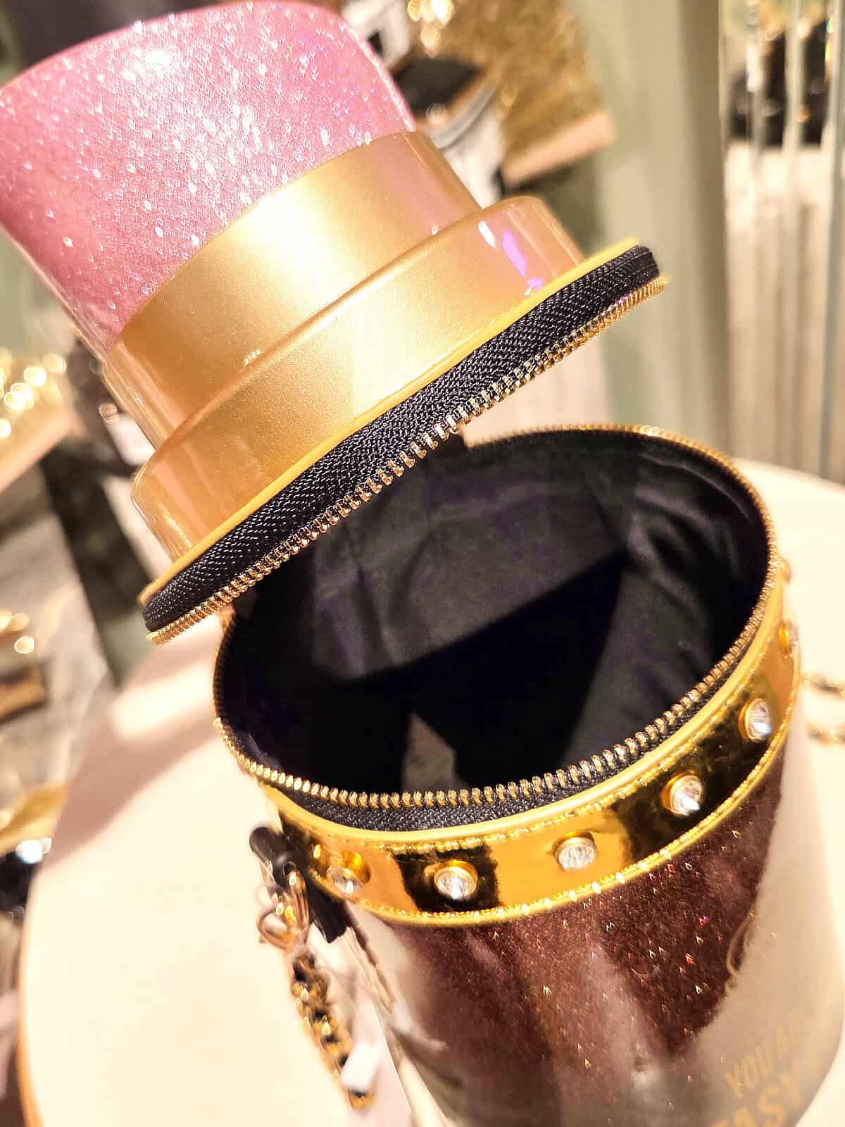 lipstick clutch - åben