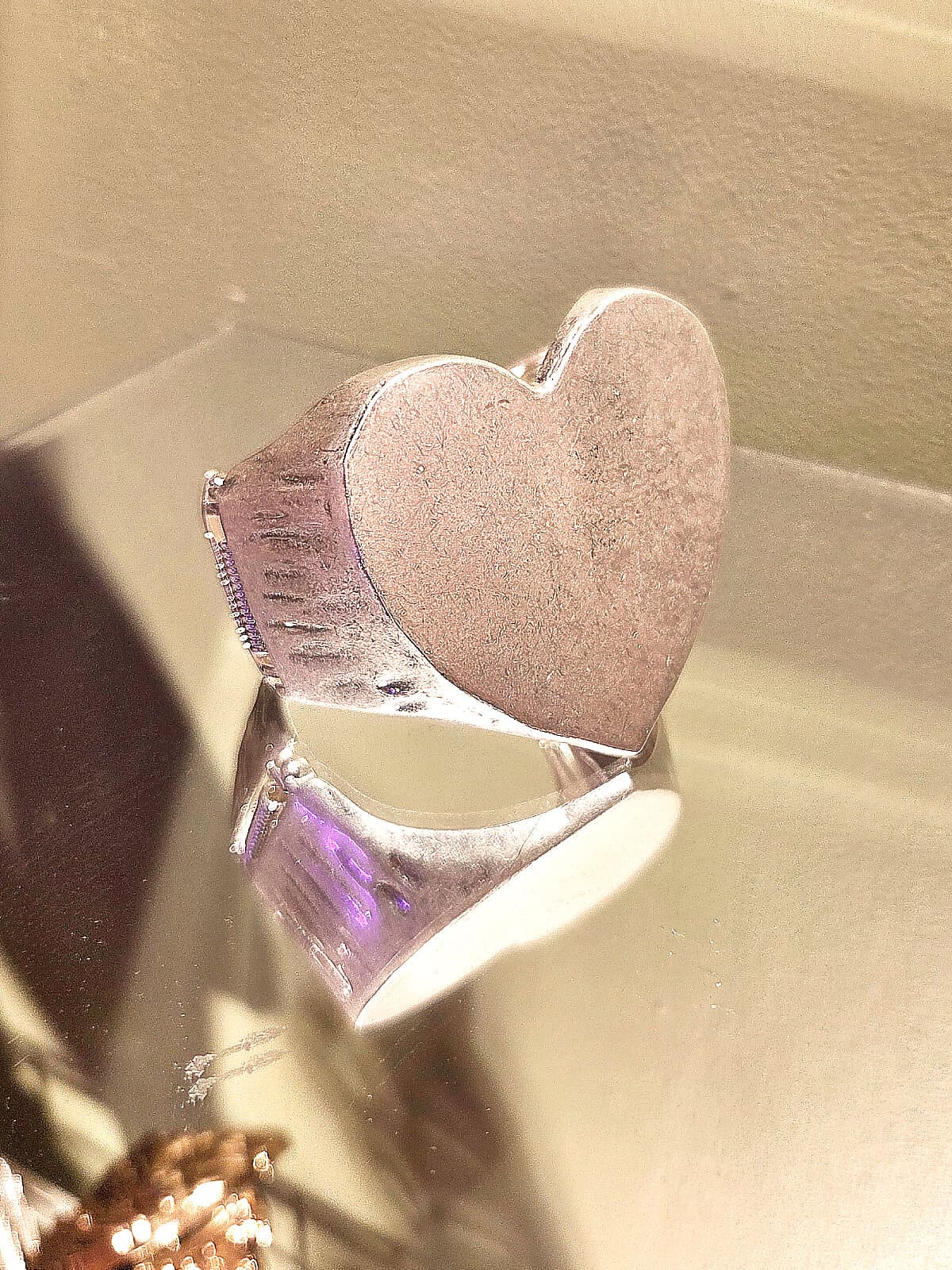 statement armbånd hjerte sølv