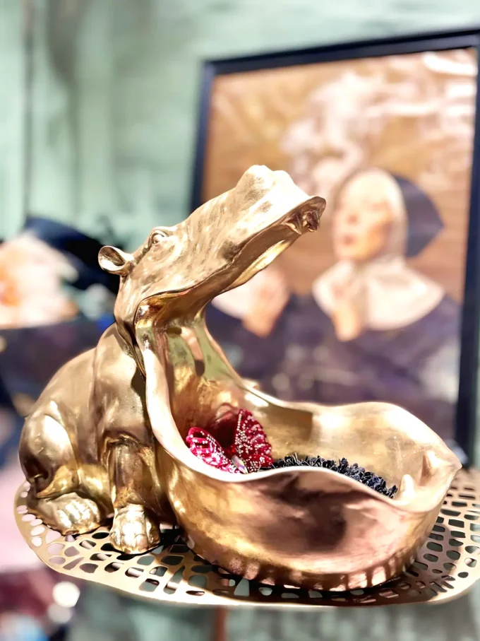 Flodhesteskål guld