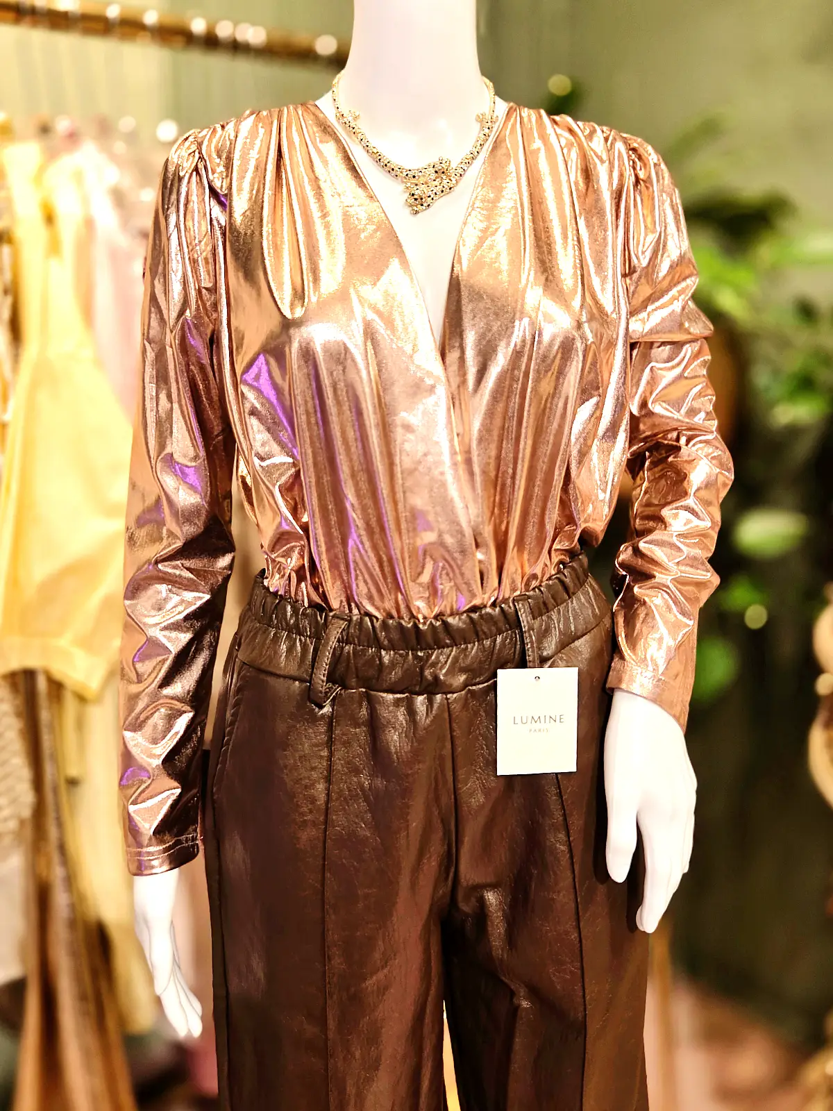 Metallic body lys rosa