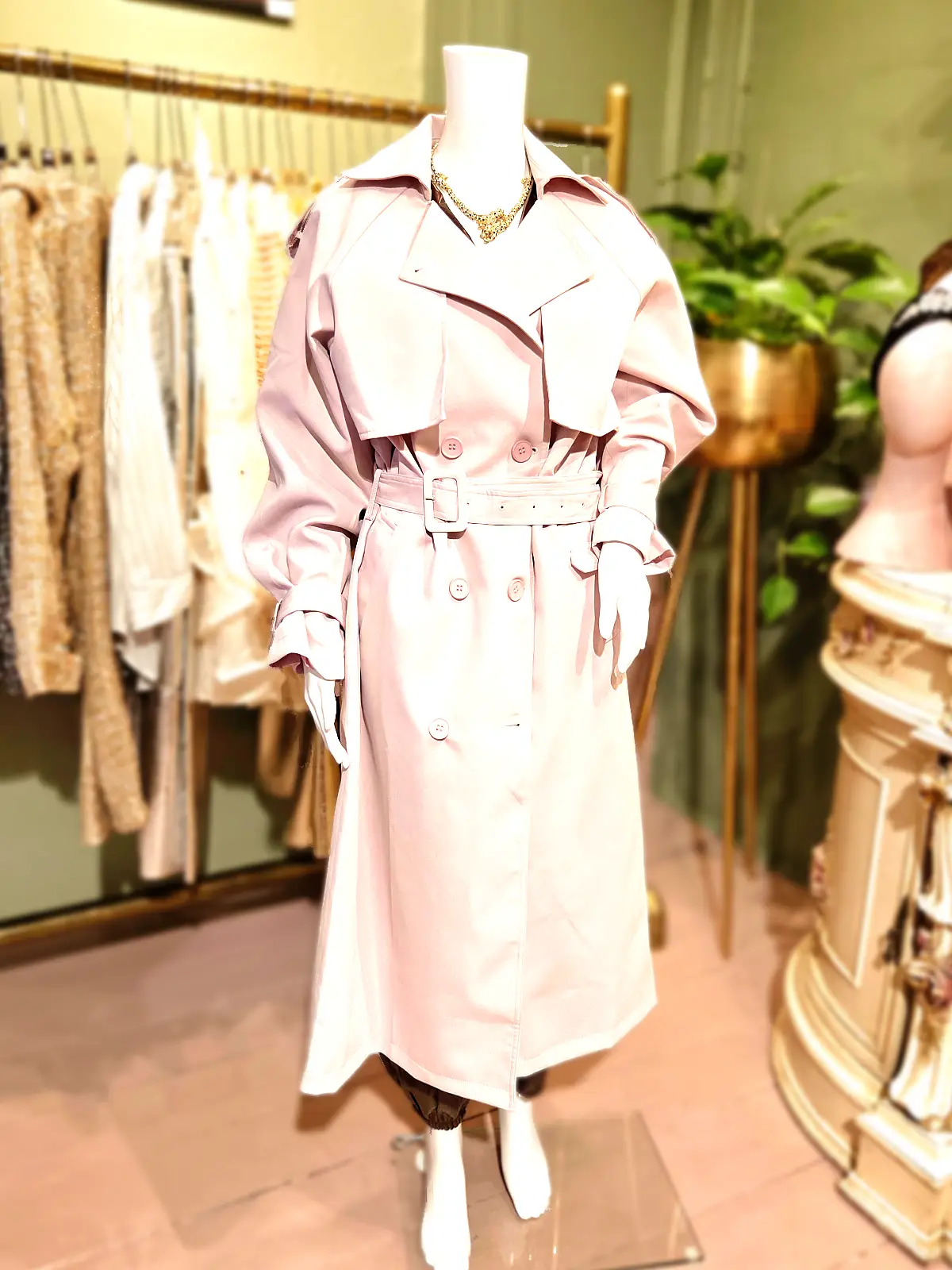 hunkøn jakke lyserød