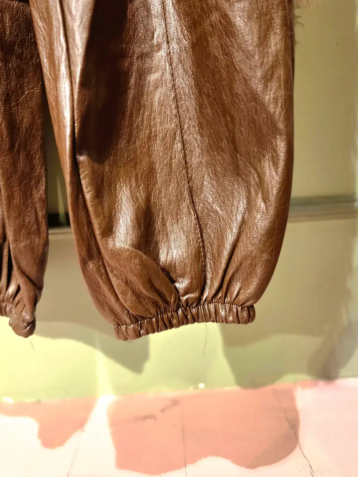 pastel bukser brune cuffs