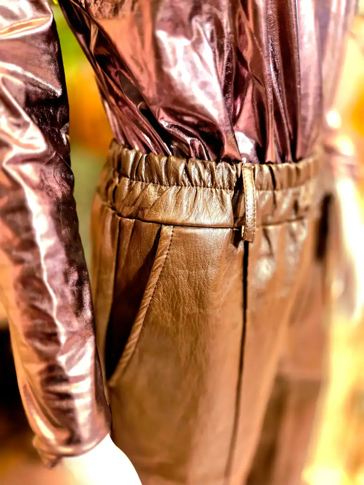 pastel bukser brune lommer