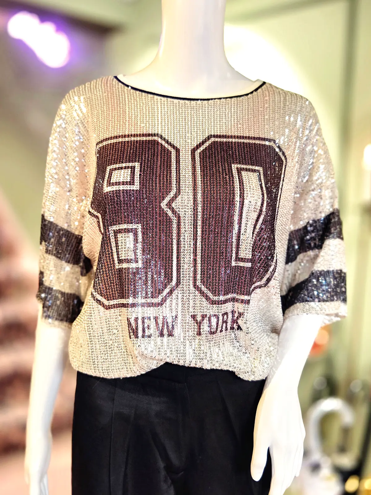 palliet nummer top sort - stylet